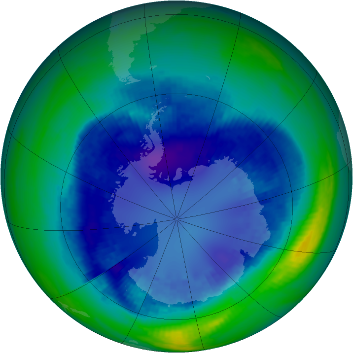Ozone Map 2003-08-29